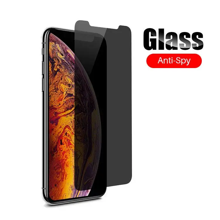 Anti Spy Tempered Glass Protector Film Xr 11 12 13 Pro Max 14 Cell Phone Privacy Screen Protector for Apple iPhone