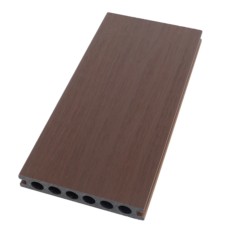 3D embossed wood grain outdoor decking waterproof sunproof exterior wood composite flooring eco wood building materials