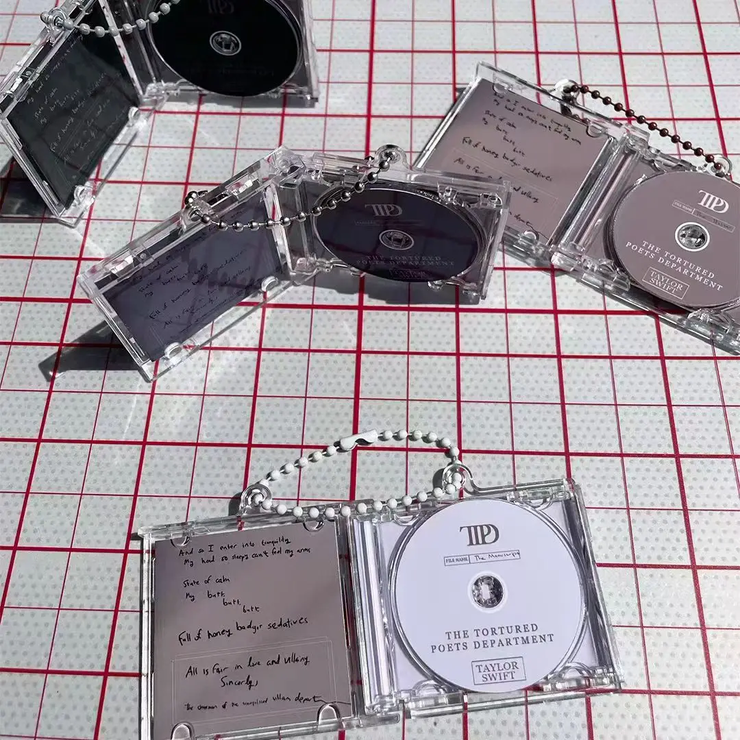 Naxin professional custom Album Vinyl Record Box Kpop mini nfc cd keychain  customize your favorite music  songs or company link