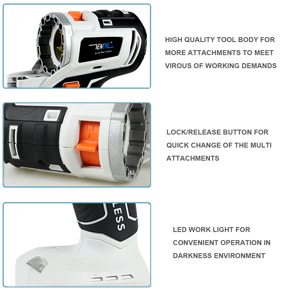 Compatible for Makita 18V Brushless Chainsaw and Drill Wrench Circular saw screwdriver jig saw Recip saw oscillating tool sander