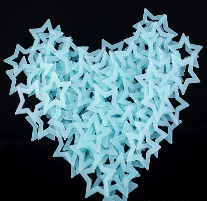 Wholesale 2022 Home Bedroom Car Roof Decorative Plastic Sticker Star Moon Wall Meteor 3d Home Decoration Luminous Stickers Set