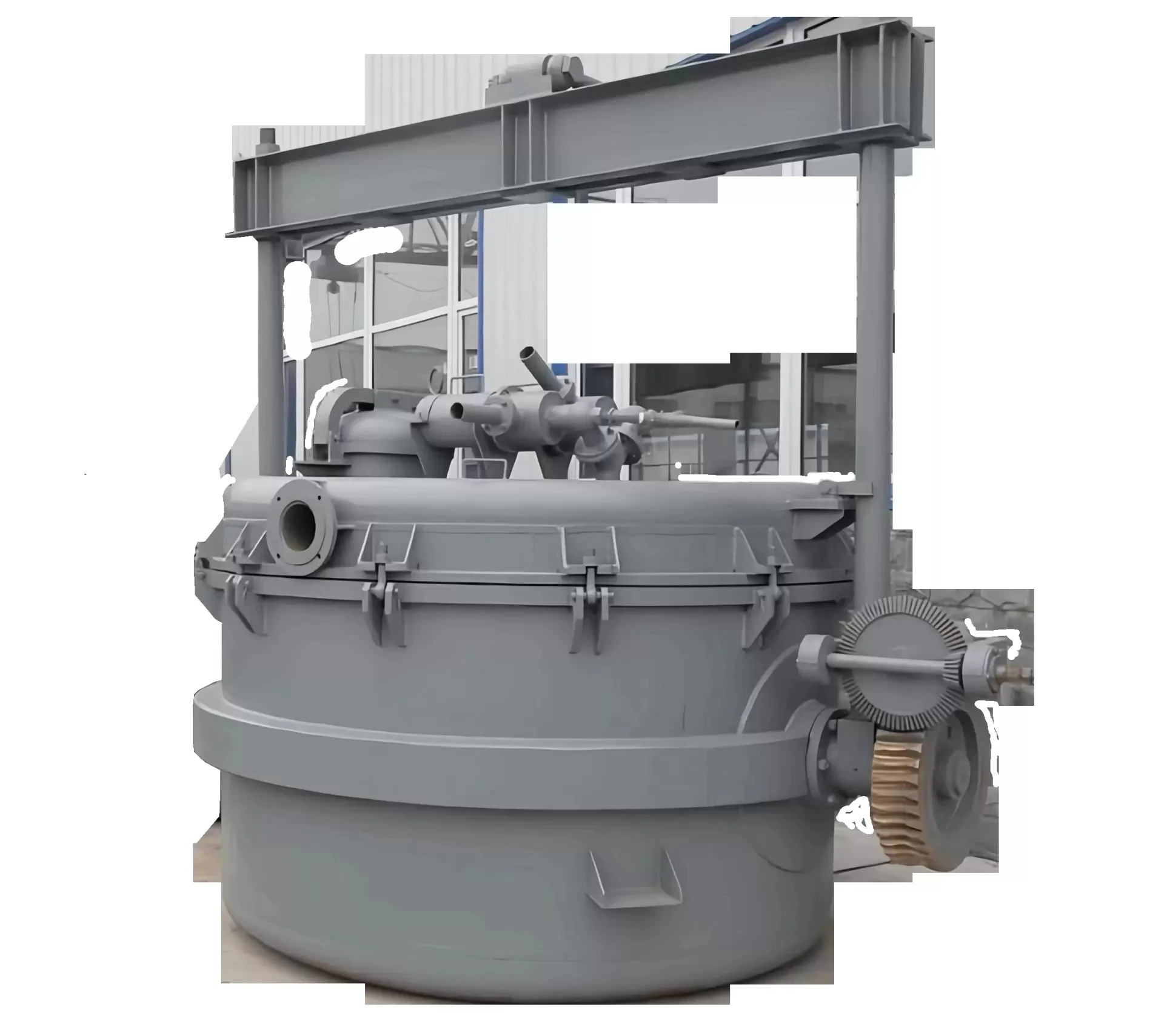 Electrolytic alu vacuum suction transfer ladle