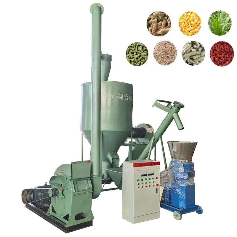 Floating Fish Feed And Manure Pelletizer Pellet Machine Animal Feed Extruder Machine