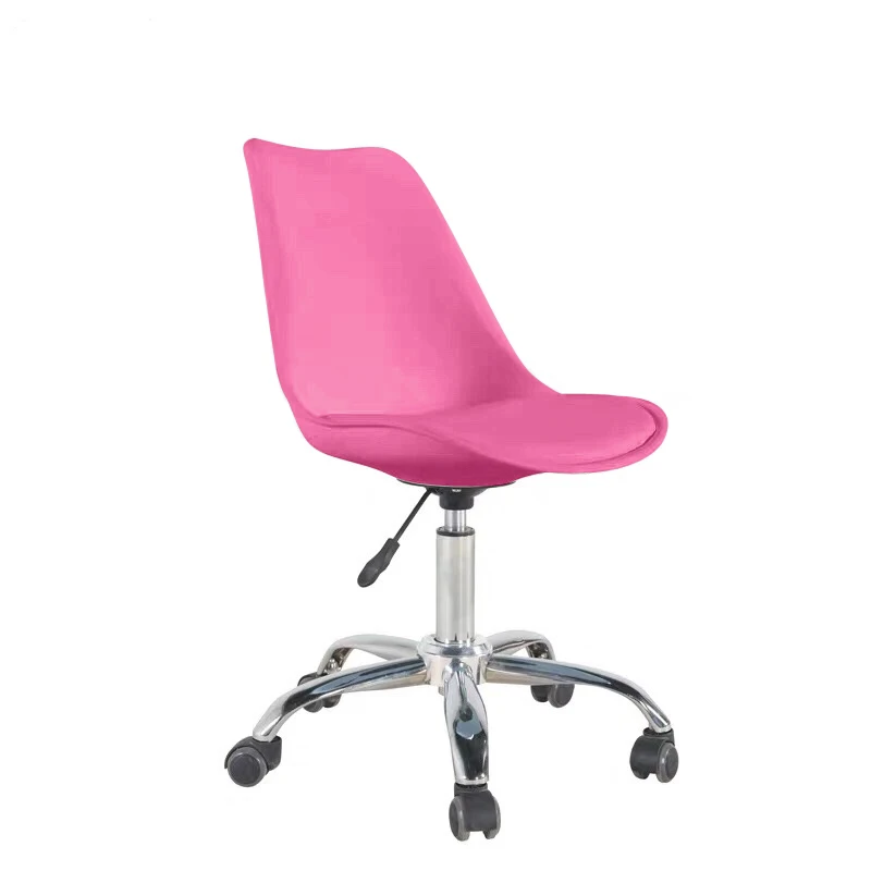 Height adjustable student leather swivel chair office furniture