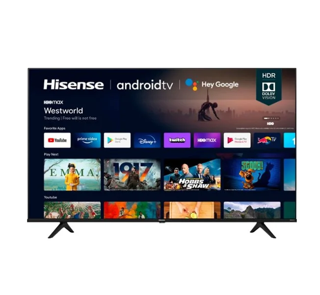 Оригинальный Hisense 55 дюймов Приставка SMART TV 4K с tv box Поддержка NETFLIX Youtube Chromecast телевизоры приставка Android