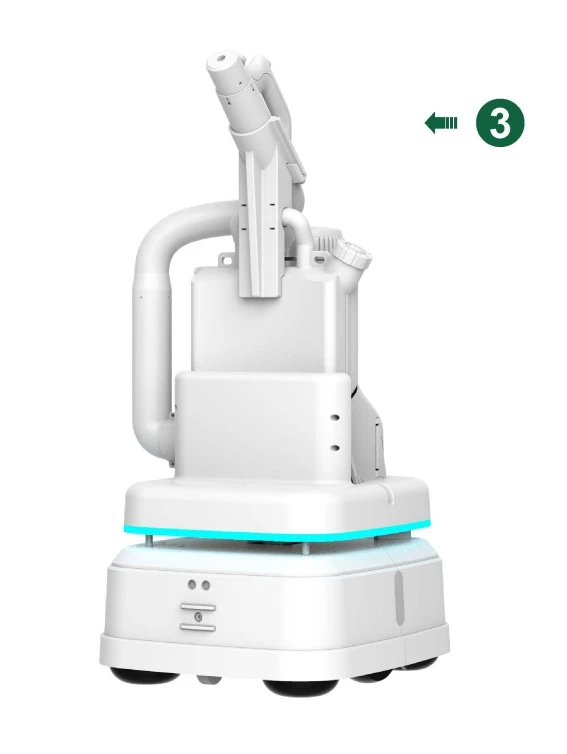 Customized Quality Z Intelligent Disinfection and Sterilization Robot for Commercial Use Spray Disinfection Robot