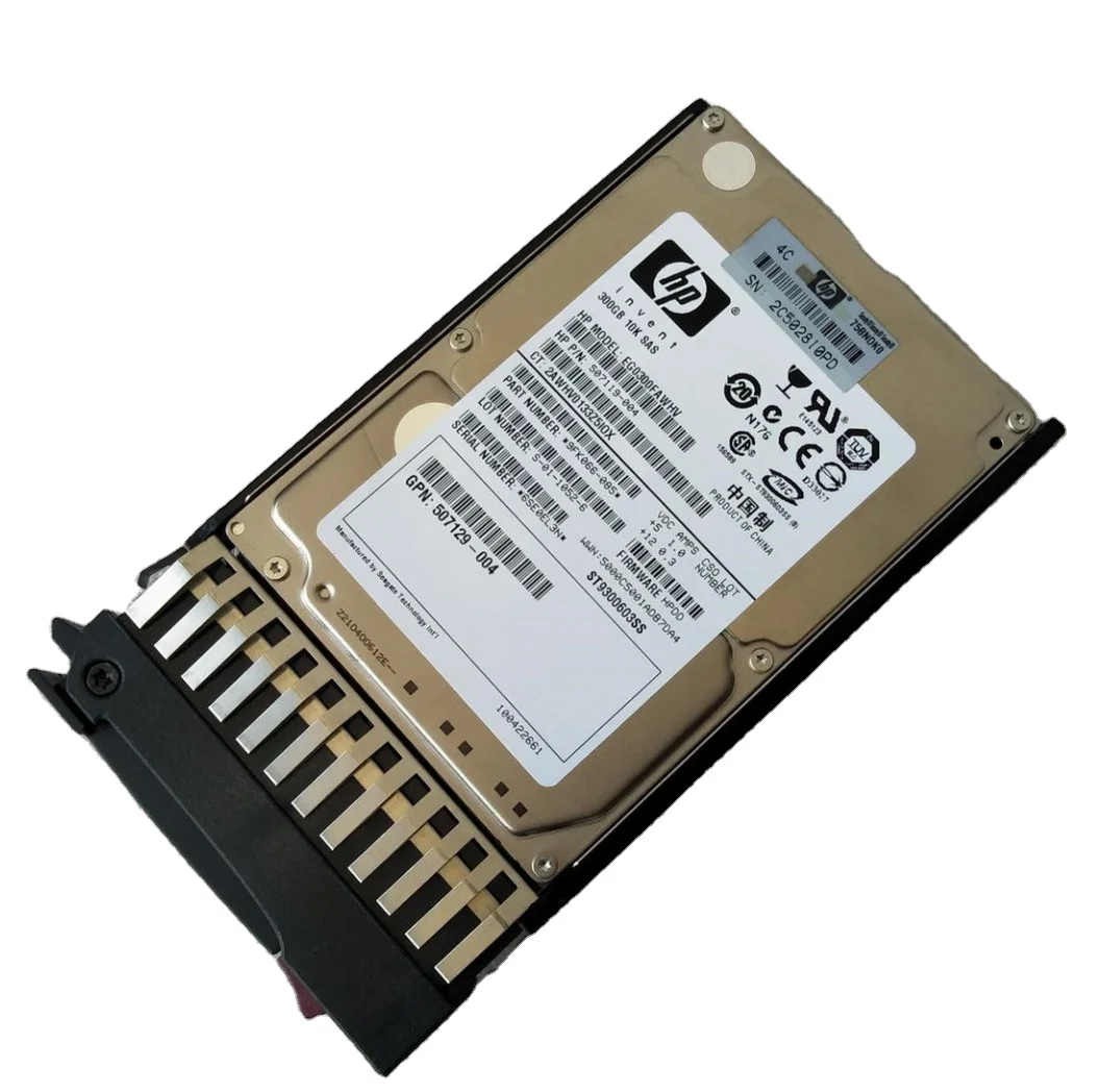 507284-001 507127-B21 Original HPE 300G 10K SAS 2.5 Hard Drives Server HDD