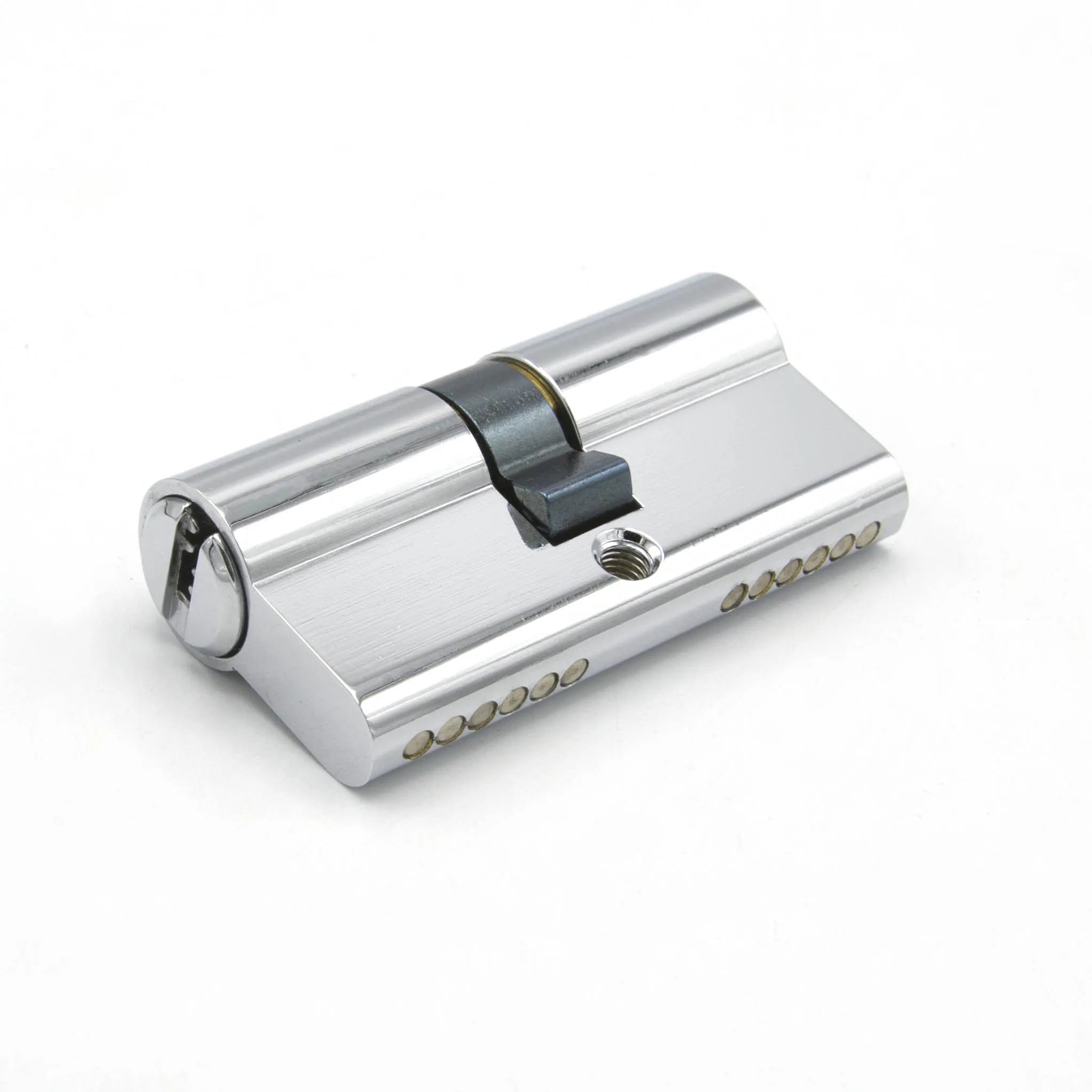 High Security Chrome Plated CP Euro Double Gear Open Lock Cylinder
