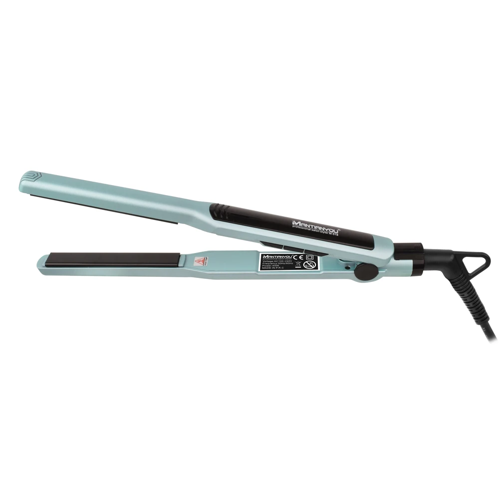 Professional Hair Flat Iron 360 Degree Swivel Power Cord for Hair Straightener Instant Heat-up 450F  Titanium Flat Iron