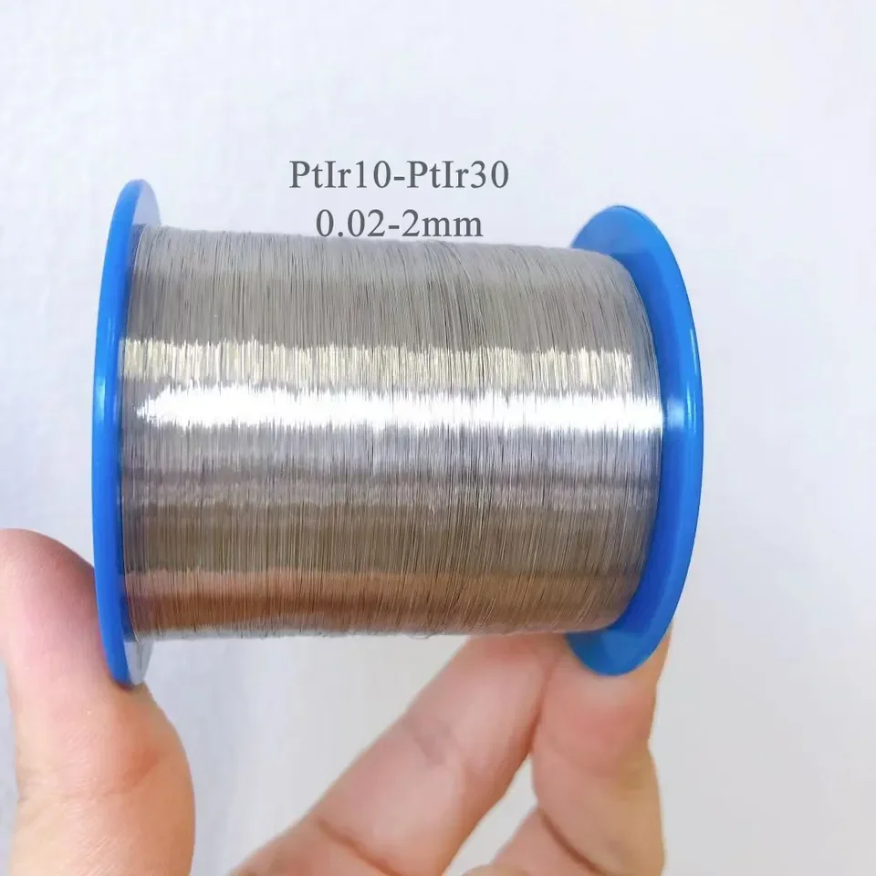 99.99% purity 0.1mm/0.3mm/0.5mm pure platinum wire Pt-Ir wire, platinum iridium Wire( platinum90% iridium10%)