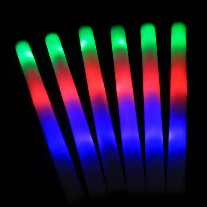 Dasheng Hot Sales Custom Wholesale OEM Multi Color Flashing Foam LED Light Baton Sticks Led Glow Stick
