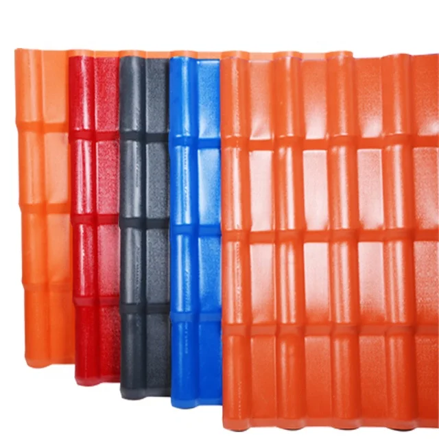 Anti-corrosion flame retardant synthetic resin roof sheet chinese roof tiles