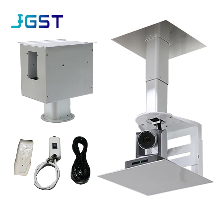 JGST hotselling Camera Lift Meeting Room Projector Hanger motorised Projector Lift Ceiling Mounts for Conference