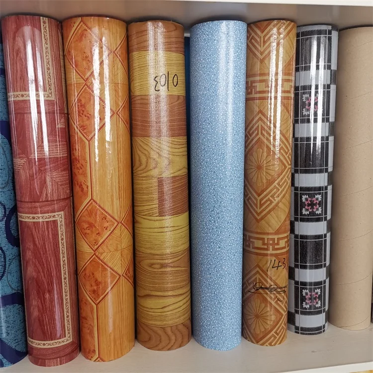 
Hot Sale Red Felt Wool Backed PVC Flooring 