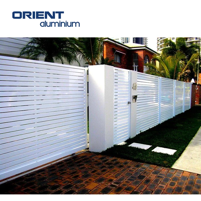Wholesale  decorative garden  yard house fence privacy cheap wpc composite small metal board
