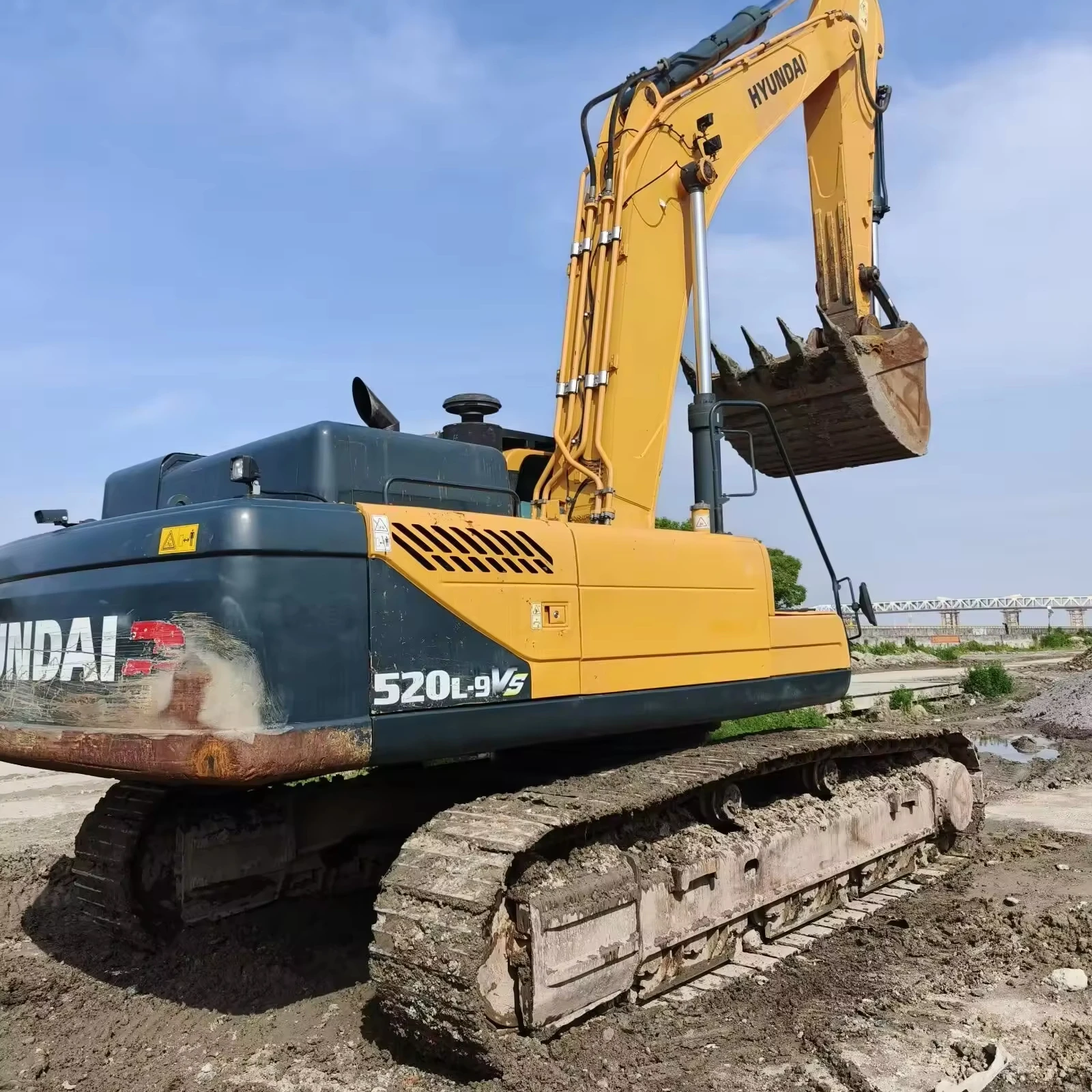 Экскаватор б/у 50 тонн Hyundai 520L-9VS 520-9 520L-9 большой 520 запасной инвентарь для продажи