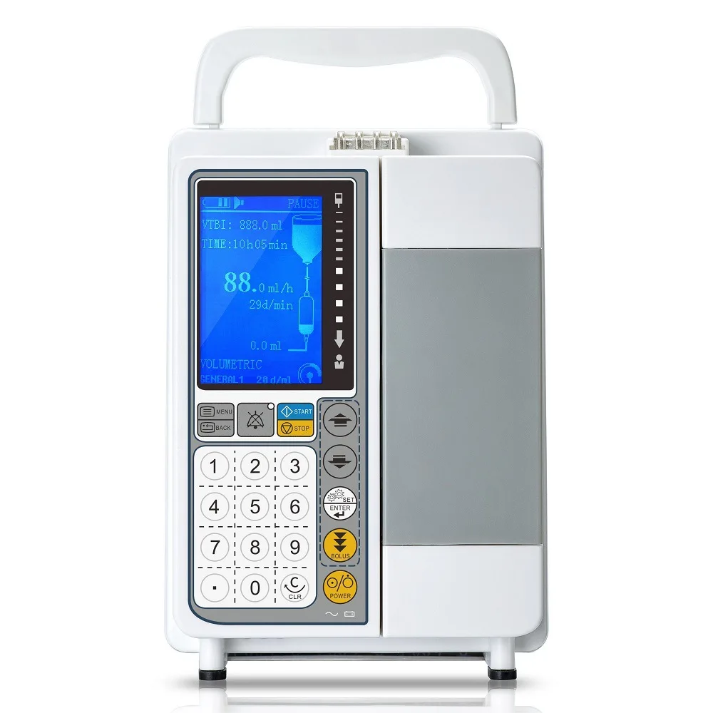 Veterinary Automatic Lcd Display Infusion Pump Electric Medical Injection Syringe Pump For Hospital
