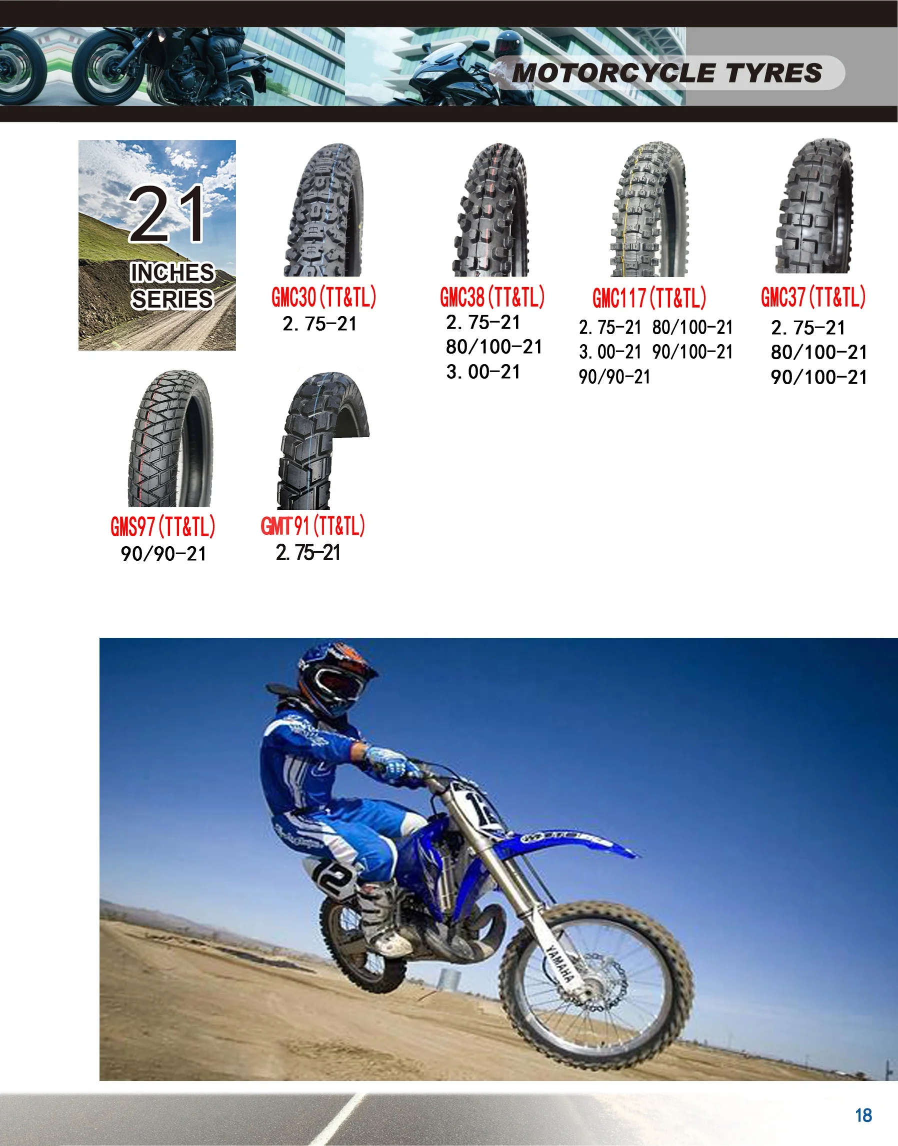 GMC38 VISASTONE BRAND TOP QUALITY FACTORY PRICE TYRE  MOTORCYCLE  TIRE FOR 275-21 300-21 80/100-21