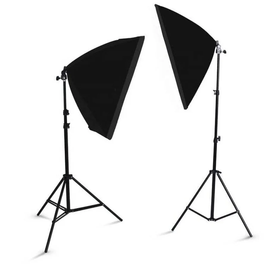 Takenoken Photo Studio Accessories Softbox Lighting Kit 50x70cm Professional Photography Camera Light Equipment For Filming