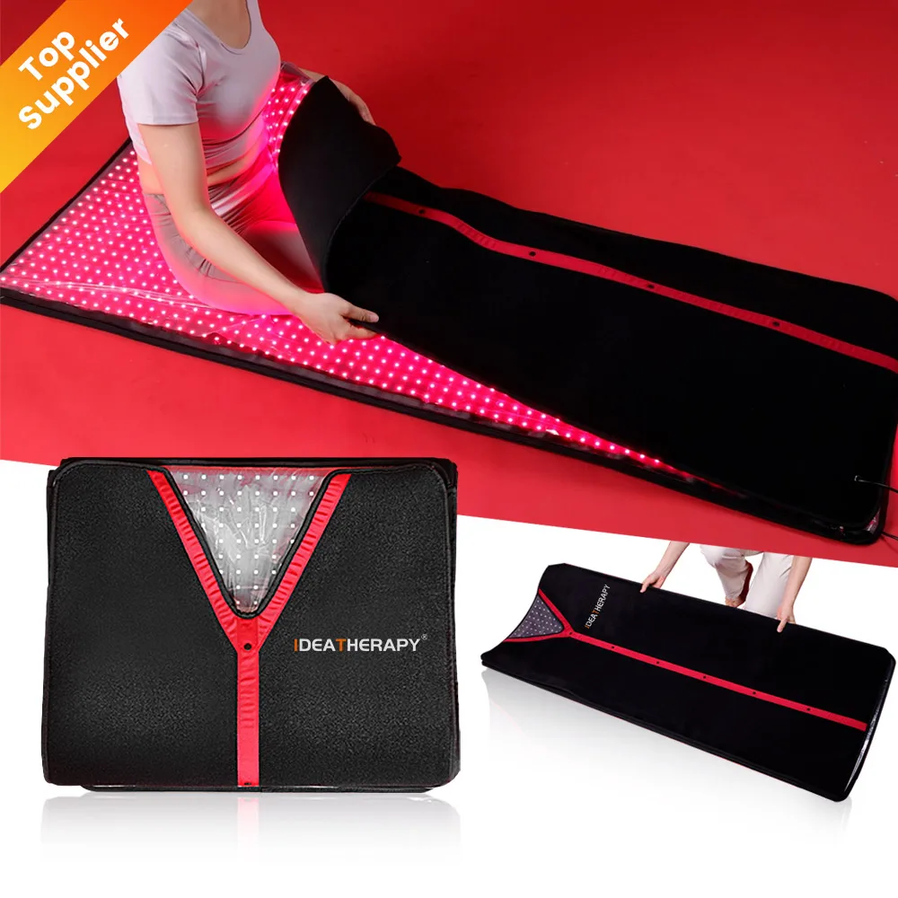 Shenzhen Ideatherapy Skincare Red Light Therapy Bed Sleeping mat 2320pcs led chips Full Body Infrared red light therapy blanket