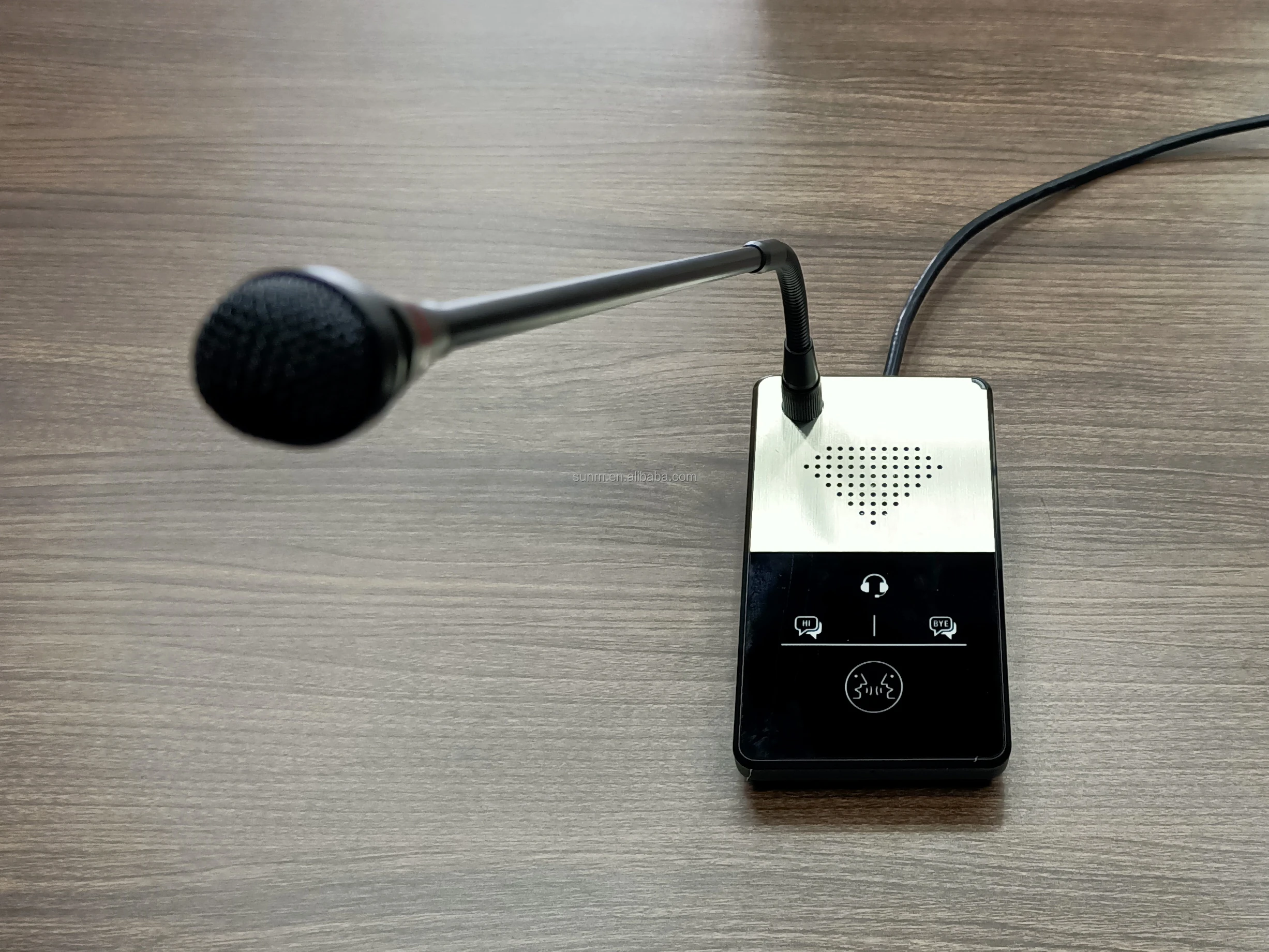 Anti-interference Noise-Free Dual-Way Audio Record bank counter window intercom system hospital ticket window