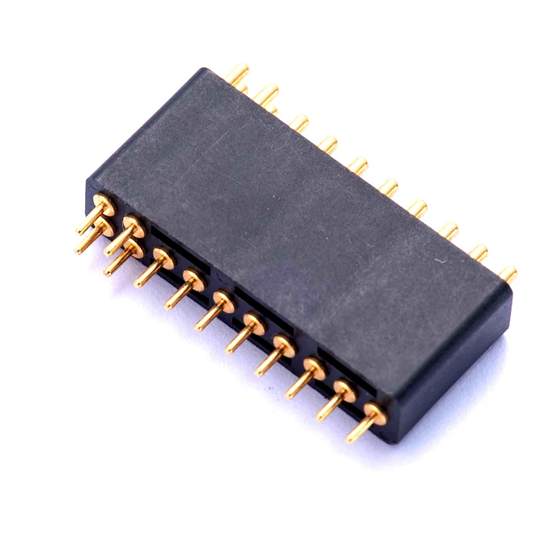 SMT пружинный контакт Пружинные контакты SMT/SMD разъем на возраст 4, 6, 8, 10, 12, шпильки 2,54 мм Pitch Мужской 2 ряда прямоугольный разъем для КМС