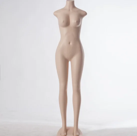 flesh tone big bust and big hip fat female Brazilian mannequin headless woman mannequin