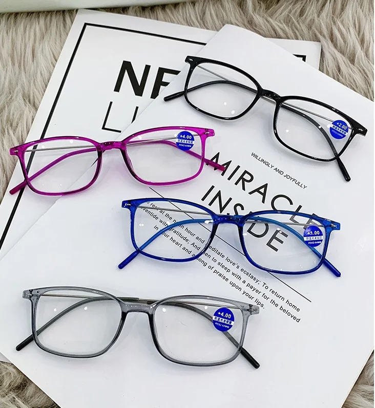 2022 Wholesale factory reading glasses anti blue light slim fashion reading glasses high quality cheap glasses reading