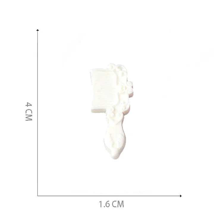 lovely lady high heeled shoes comb mirror flatback resin cabochon mobile phone case decoration