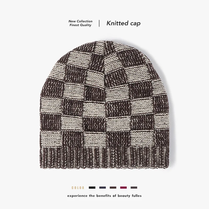 Beanie Hat Winter Fleece Style Knitted Hat Beach Business Handmade 100% Acrylic Unisex Customized Adults Low Price Adjustable