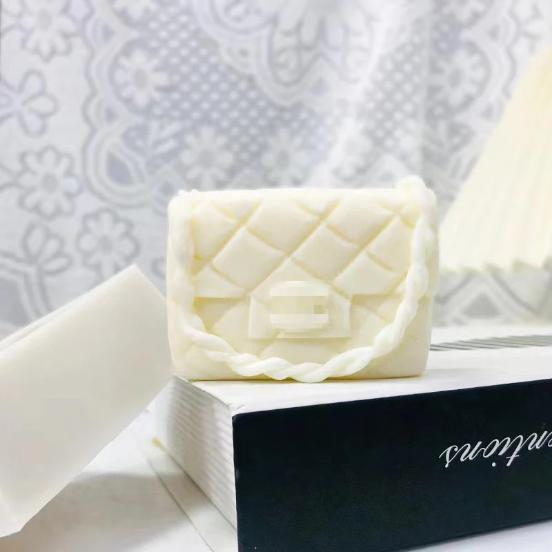 Top Selling Luxury Fashion Women Handbag Candle Silicone Mould cake Soap Supplies Wax mold