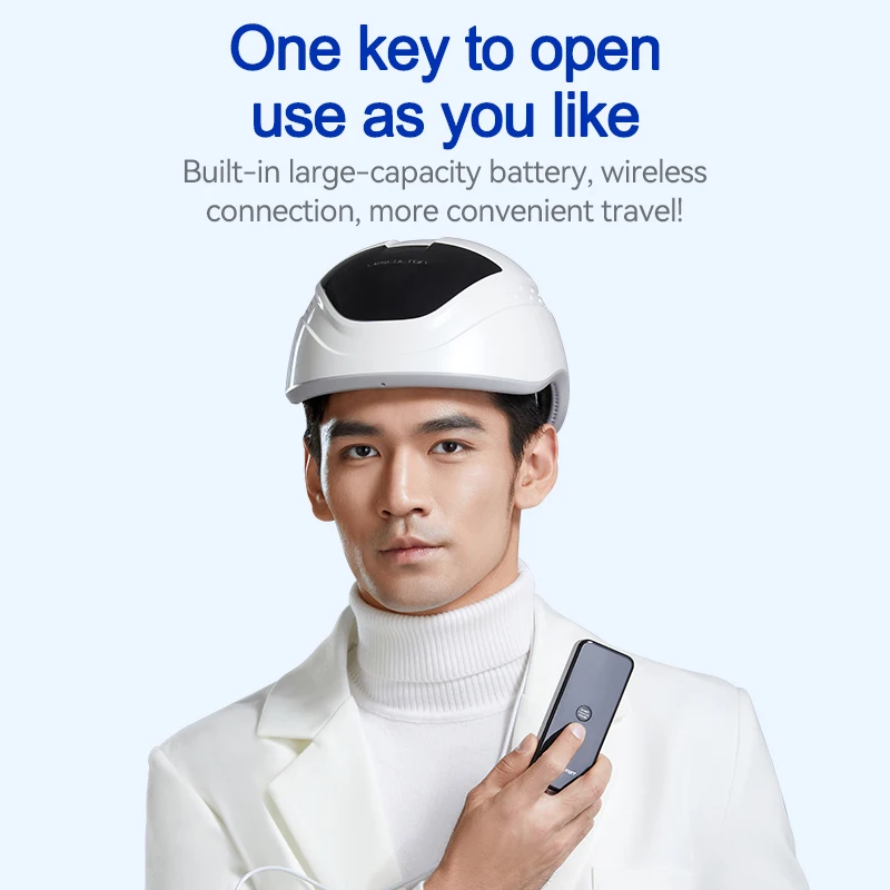 Wholesale price Hair Growth Laser Device Machine Mobile Power Bank Professional 272 Diode Laser Infrared Hair Growth Machine