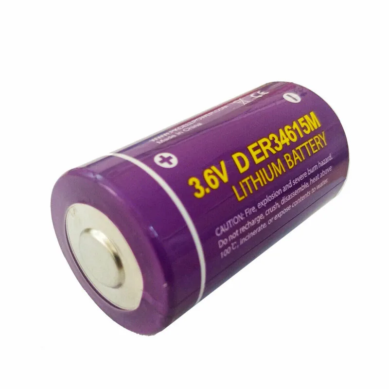 Li-socl2 3.6v d size er34615h battery 19000 mah er34615 lithium battery