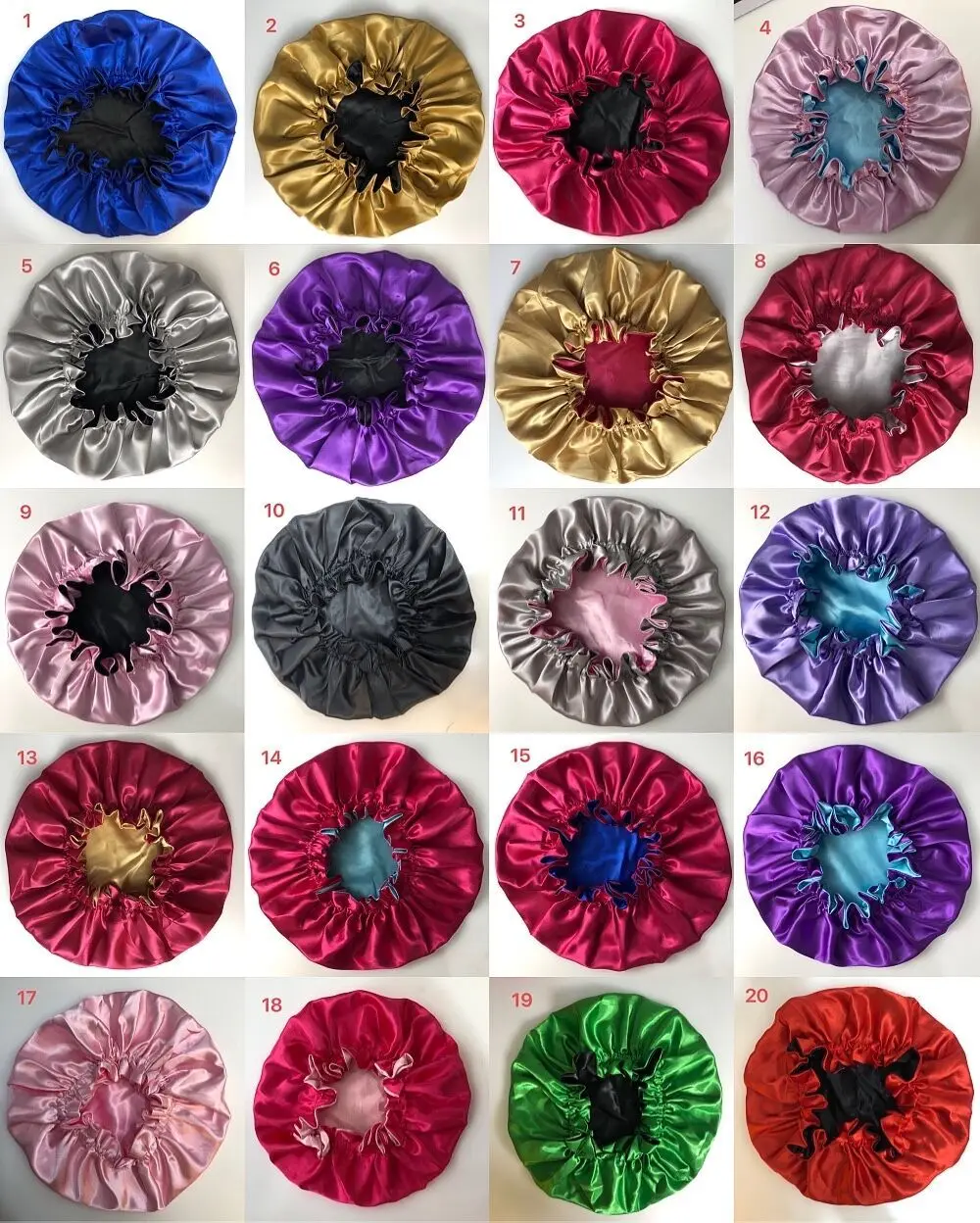 Reversible bonents with custom Logo double Layer hair satin bonnet With Edge Control Wrap Tie Headband