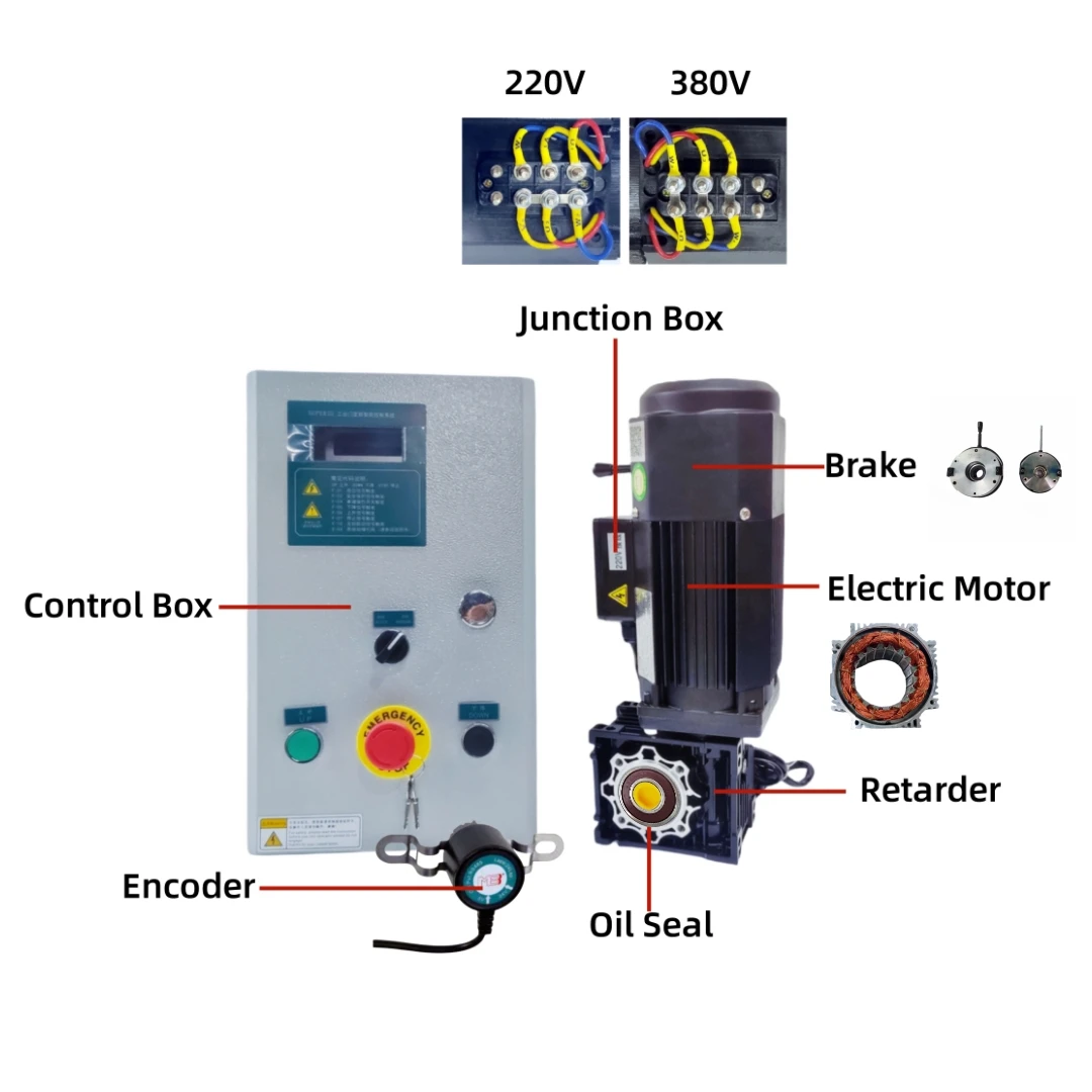 high quality rapid rolling three phase asynchronous motor high speed industrial Rapid quick workshop Door Controller Box Motor