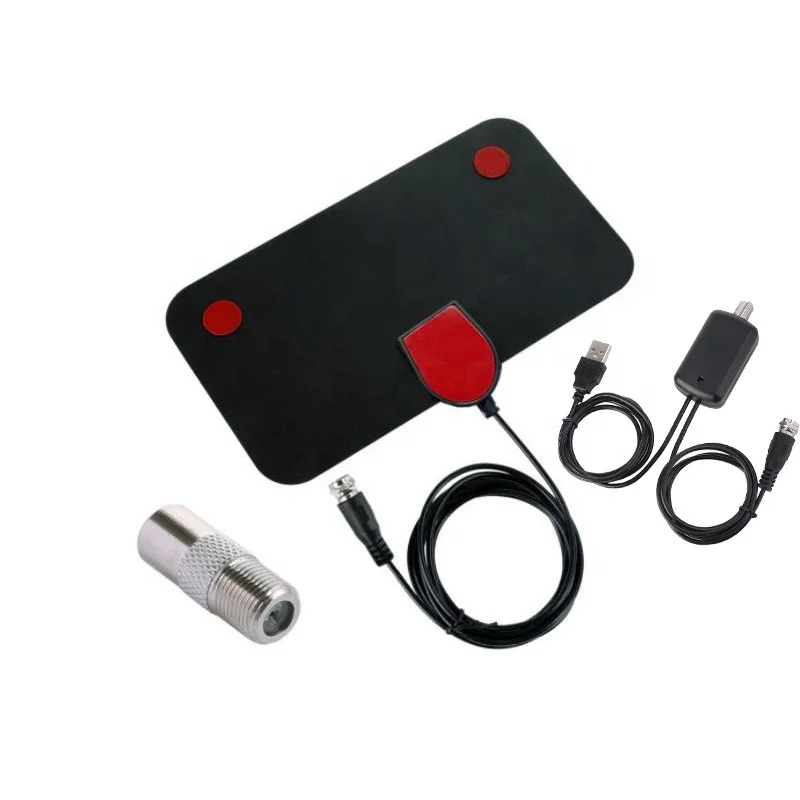 Европейская и американская плоская Hd цифровая комнатная усиленная ТВ антенна диапазон для помещений улицы