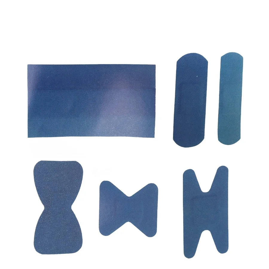 Surgical Blue Metal Detectable Band Aid Plaster Wound Plaster