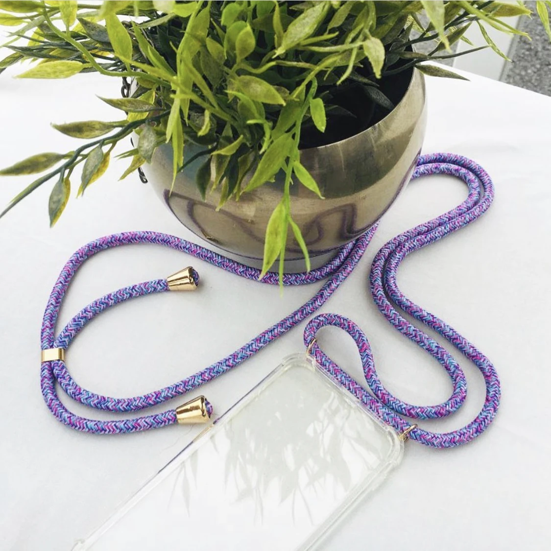 New arrivals phone accessories DIY Tether tab with lanyard key chain holder universal for Phone 11