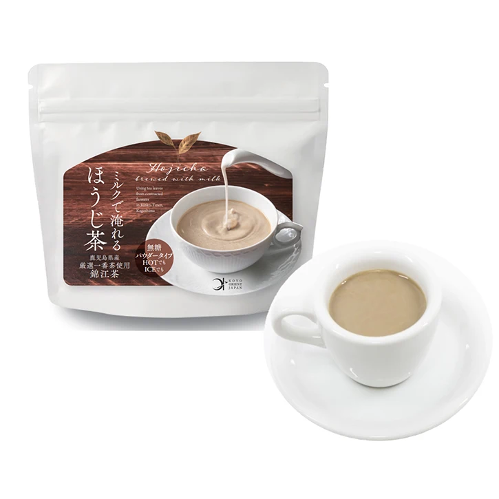 Восхитительный вкус hojicha latte сваренный с молочным растворимым порошком зеленого чая оптом