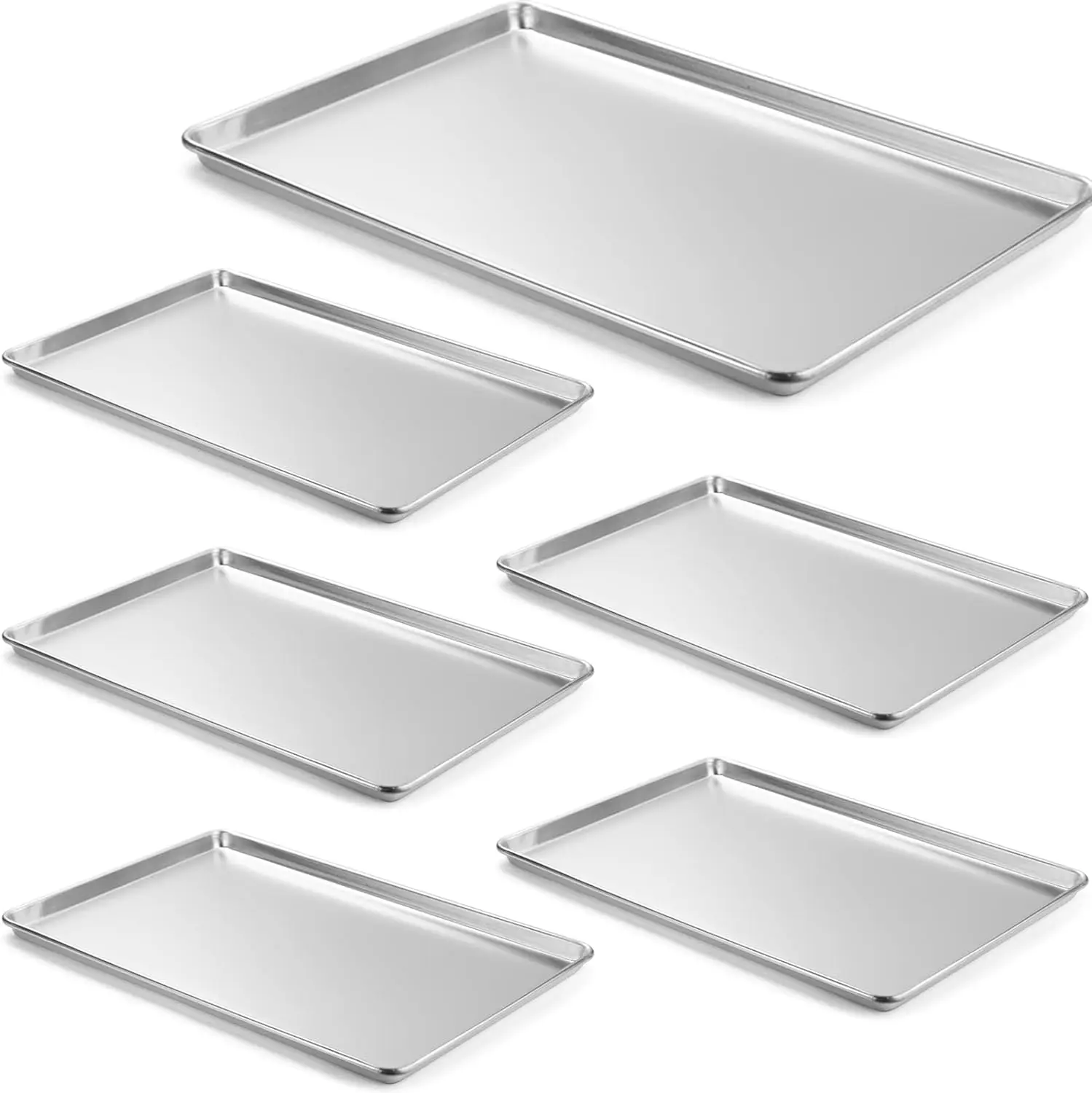 Aluminum Sheet Pan Die cast rectangle Bakeware Cake Bread Pan Turkey Roaster Baking Tray