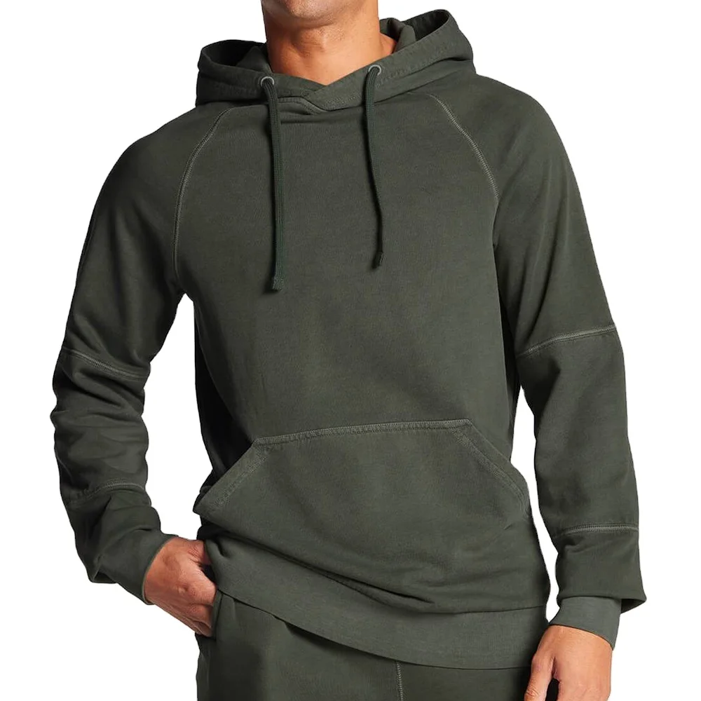 Metro Wholesale Hoodies Custom Fitness Workout Men Pullover Organic Cotton Gym Hoodies
