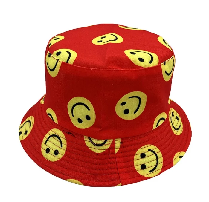 Unisex Reversible Summer Bucket Hat Printed Double Side Wear Sun Beach Fisherman For Hunting Hiking Camping Outdoor Travel