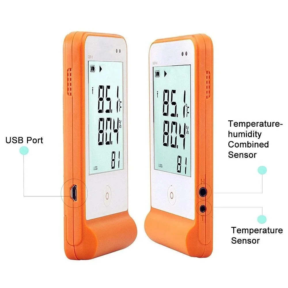 GSP-6 for Medicine Cold-chain transportation Digital USB Temperature Humidity Data Logger Automatic Recorder