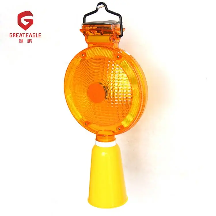High brightness traffic safety beacon light warning lamp led burst flash traffic solar warning light for traffic cones