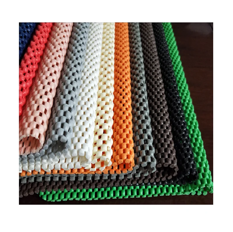 PVC foam non slip grip rug pad anti slip carpet underlay mat /Table Coverer Shelf Liner