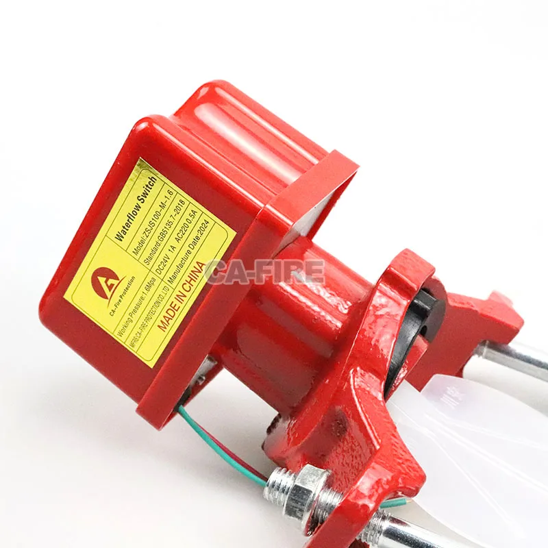 CA-Fire Piston Flow Switch With Indication Automatic Liquid Fire Flow Switch
