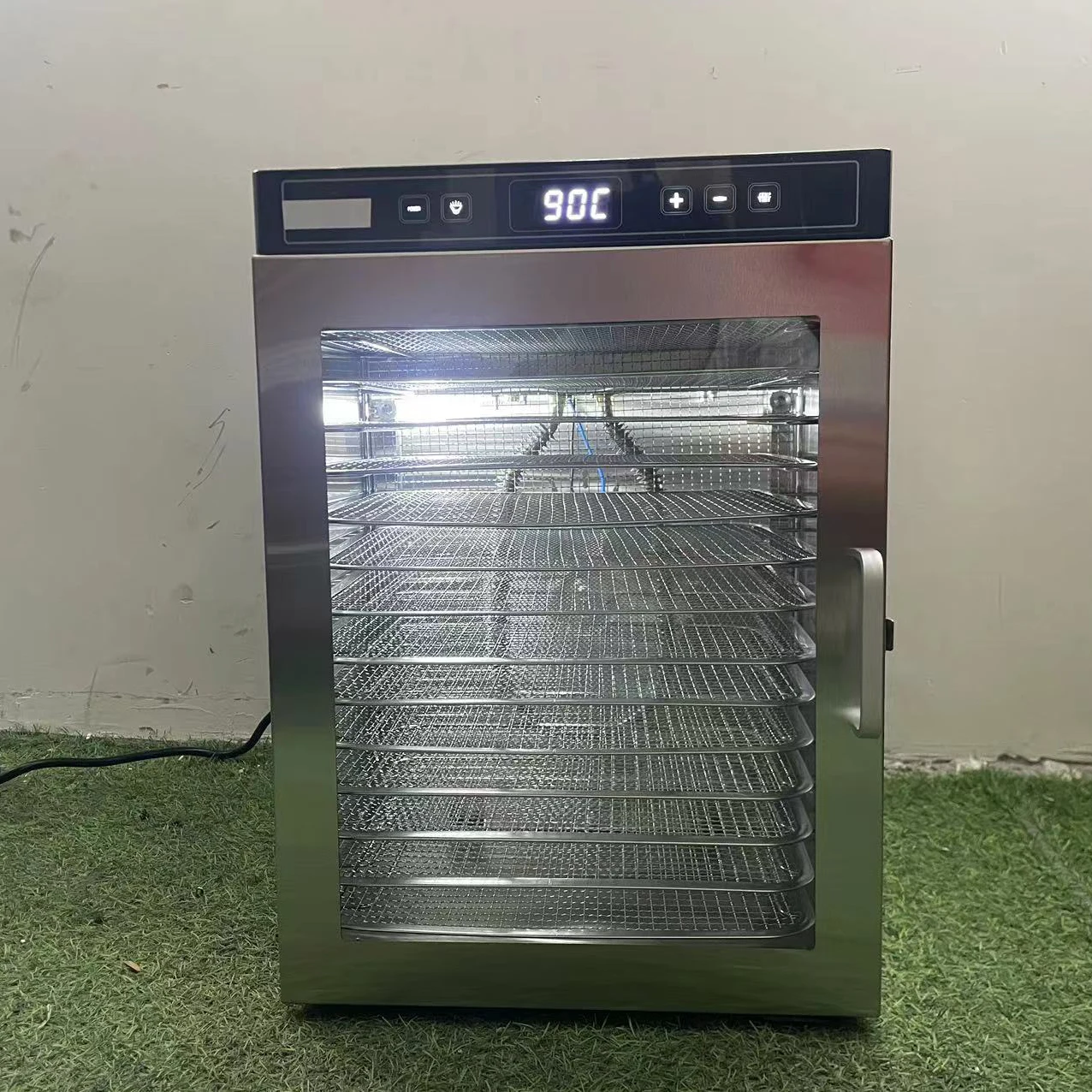 14 trays Commercial food dryer machine fruit and vegetable drying Tobacco spices silkworm rolls dryer home food dehydrator