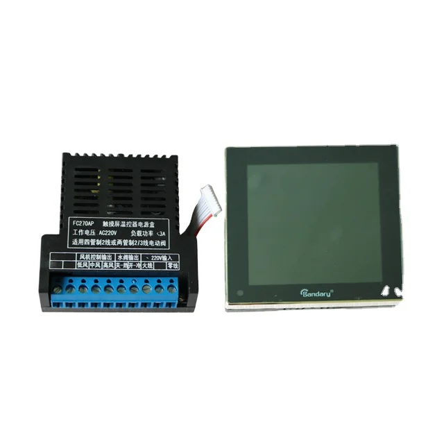 Remote Control Smart Building Fancoil wireless Hotel Thermostat with ZigBee