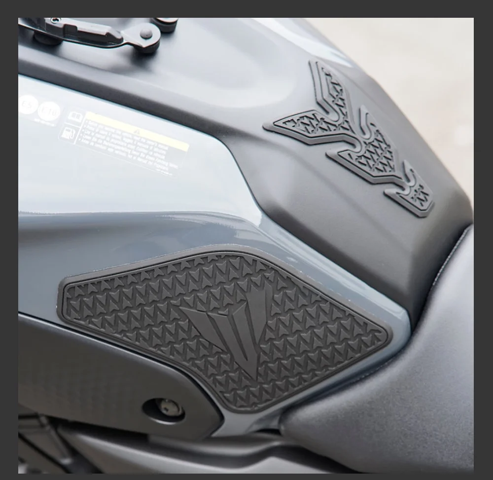 For Yamaha MT 07  MT-07 2021 - Side Fuel Tank pad Tank Pads Protector Stickers Decal Gas Knee Grip Traction Pad Tankpad