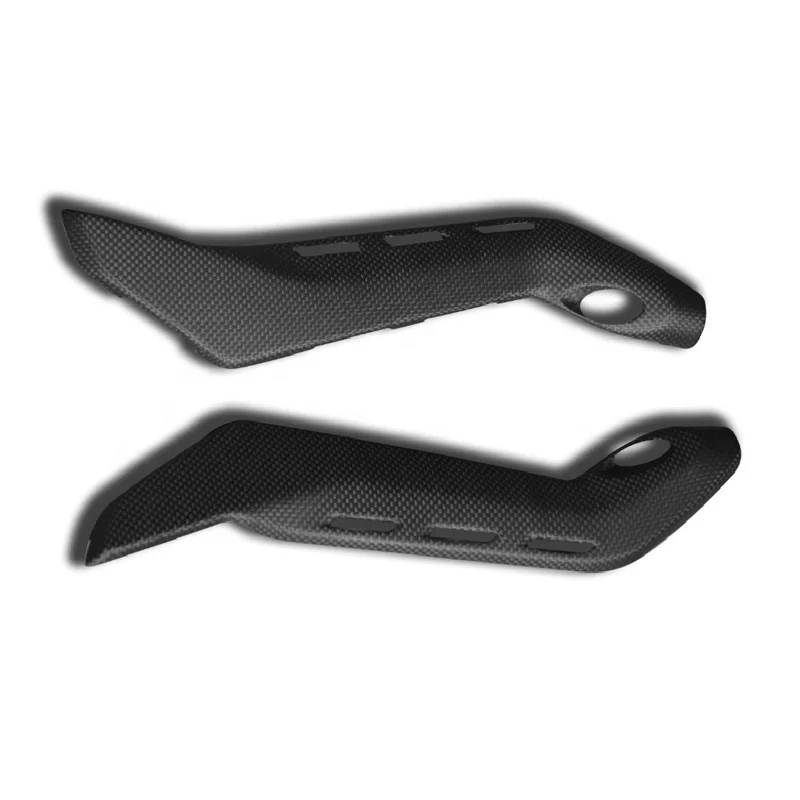 Motorcycle Custom Made Carbon Fiber Parts Aftermarket Performance Side Panels Heel Plates For Ducati